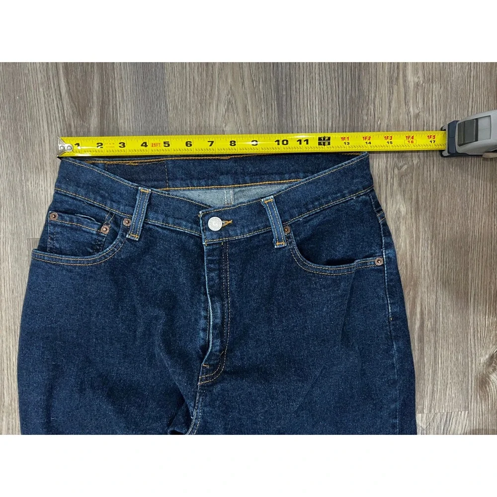 Levis 550 Relaxed Fit Tapered‎ Leg Jeans Mens 29x30 Dark Indigo Denim